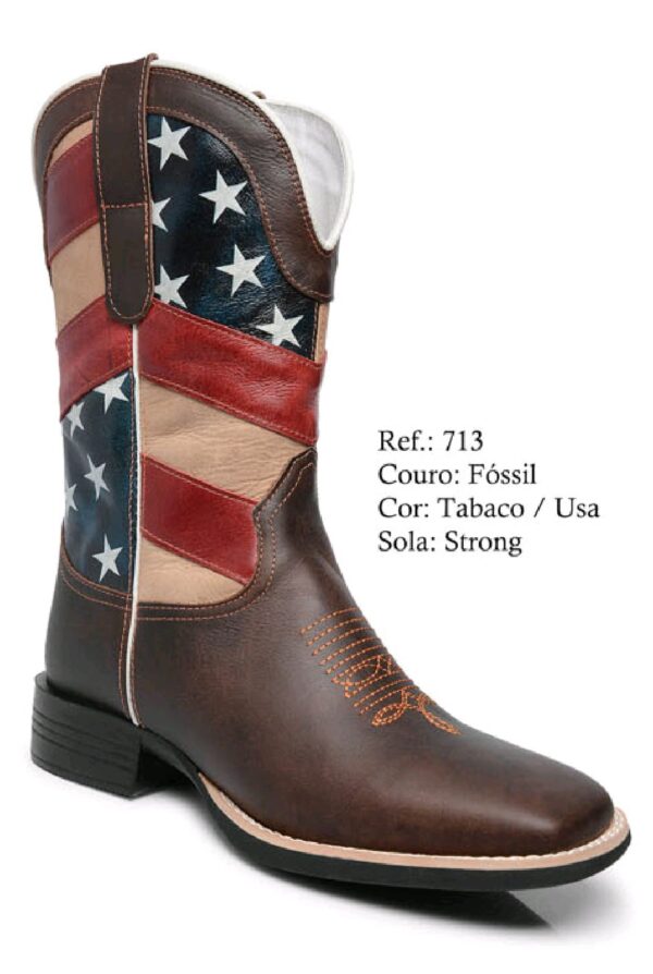 Bota Couro Fóssil