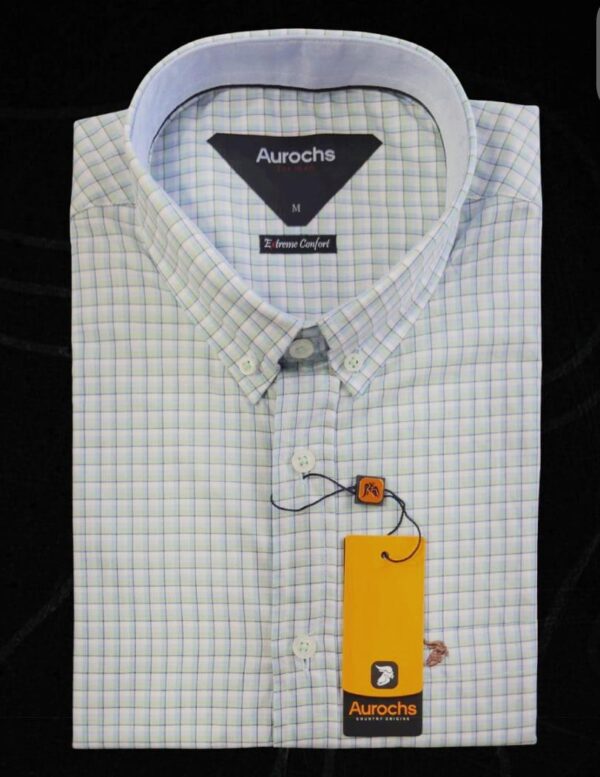 Camisa de Manga Aurochs Xadrez
