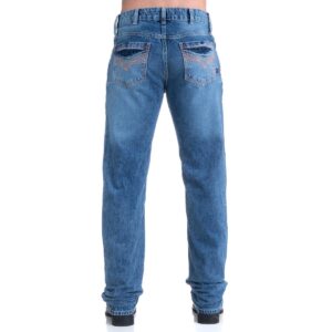 Calça Texas Farm - Costura laranja neon